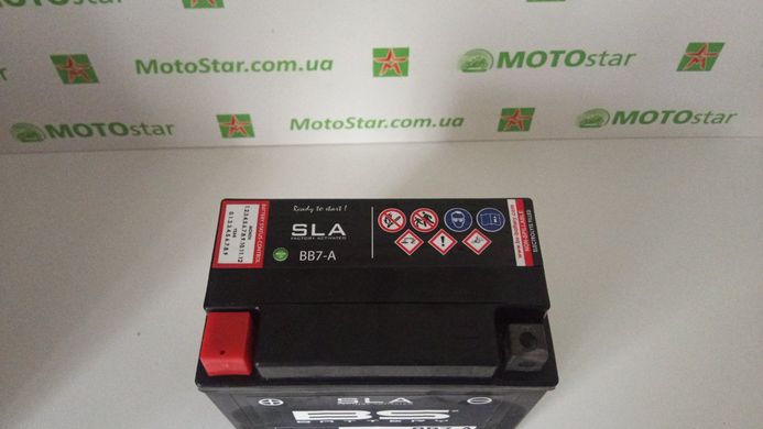Акумулятор BS BATTERY BB7-A 12V, 8Ah, 120 А, (+/-), 135X75X133 мм, (12N7-4B, 12N7-4B)