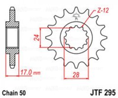 Приводная звезда JT JTF295.15