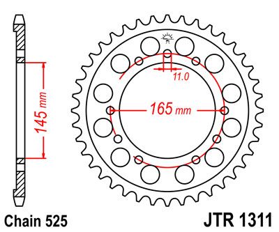 JT JTR1311.43 - Зірка задня