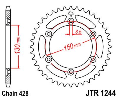 JT JTR1244.52 - Звезда задняя