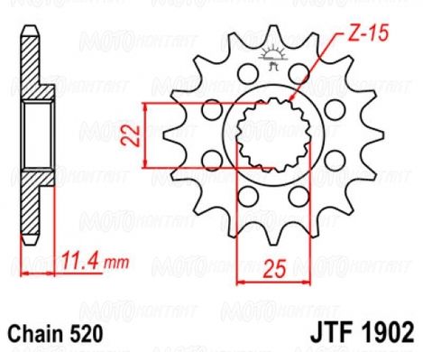 JT JTF1902.15 - Зірка передня