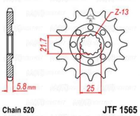 JT JTF1565.13SC - Зірка передня