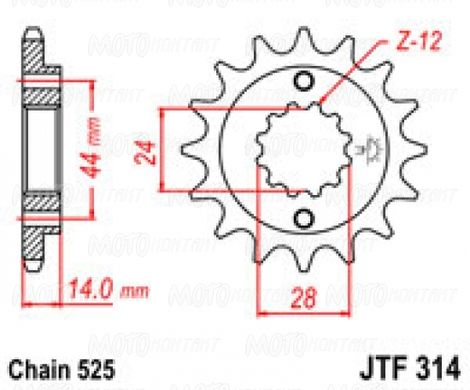 JT JTF314.15 - Звезда передняя