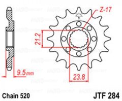 Приводная звезда JT JTF284.15