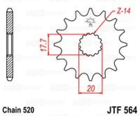 JT JTF564.14 - Зірка передня