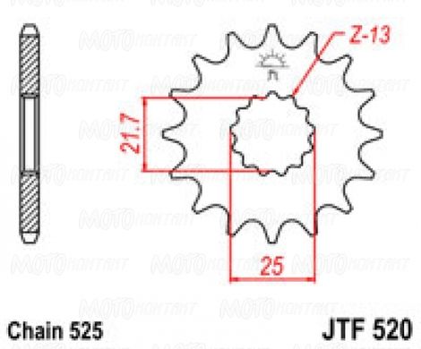 JT JTF520.16 - Звезда передняя
