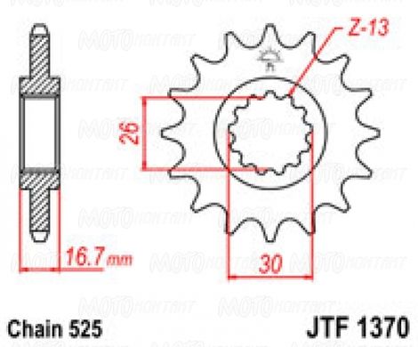 JT JTF1370.15 - Звезда передняя
