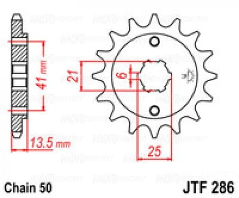 Приводная звезда JT JTF286.15
