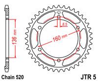 JT JTR5.47 - Звезда задняя