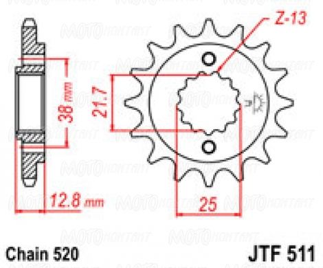 JT JTF511.15 - Зірка передня