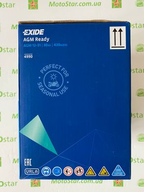 Аккумулятор гелевый EXIDE SLA12-31 / AGM12-31