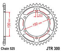 JT JTR300.42 - Звезда задняя