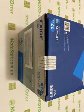 Аккумулятор гелевый EXIDE YTX14-BS / ETX14-BS