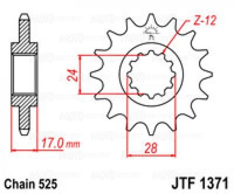 Приводная звезда JT JTF1371.14
