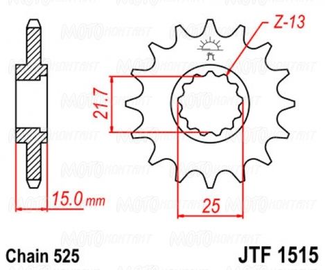 JT JTF1515.15 - Звезда передняя
