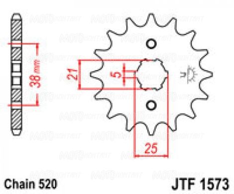 Приводная звезда JT JTF1573.13