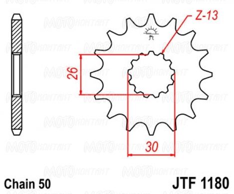 JT JTF1180.19 - Звезда передняя