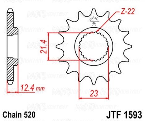 JT JTF1593.14 - Звезда передняя