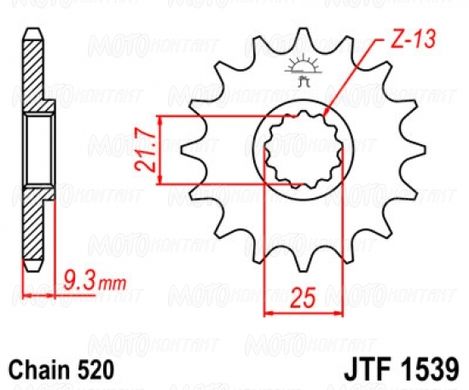JT JTF1539.14 - Зірка передня