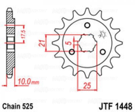 Приводная звезда JT JTF1448.14