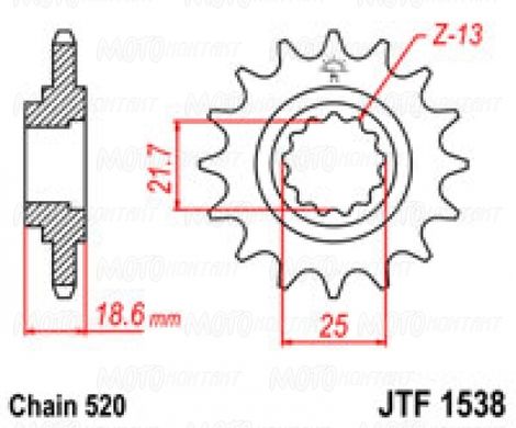 JT JTF1538.15 - Звезда передняя