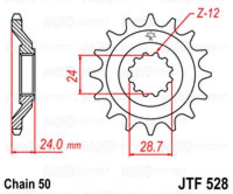 JT JTF528.17 - Звезда передняя