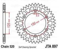 JT JTA897.38 - Звезда задняя легкосплавная