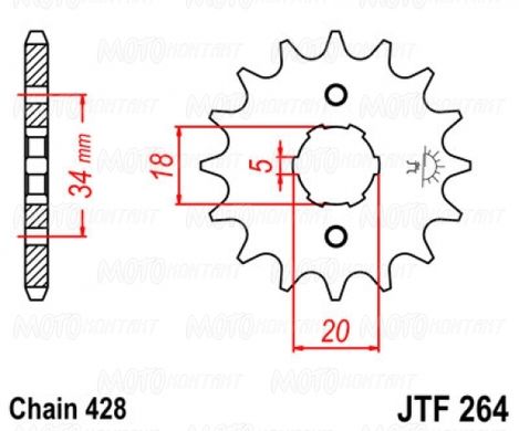 JT JTF264.15 - Зірка передня