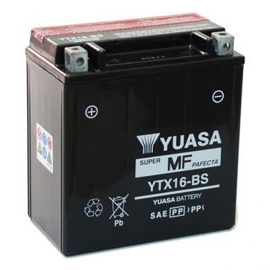 Аккумулятор гелевый YUASA YTX16-BS