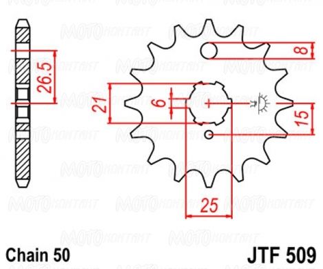 JT JTF509.15 - Зірка передня