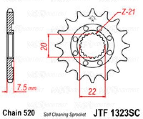 JT JTF1323.14SC - Зірка передня
