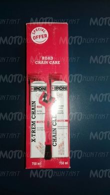 Ipone KIT ROAD CHAIN ​​CARE Care для чистки и смазки цепи с кисточкой 800736