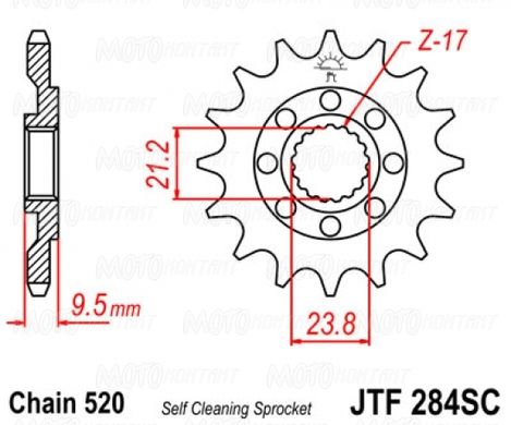 JT JTF284.13SC - Зірка передня