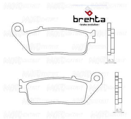 Тормозные колодки BRENTA FT3059