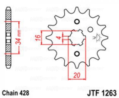 Приводная звезда JT JTF1263.13