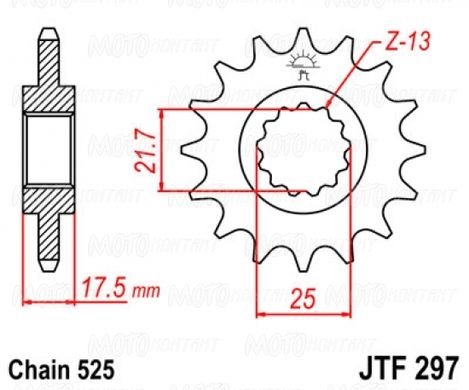 JT JTF297.15 - HONDA CB, CB-1, CBF, RVF, VFR 400/500 1989-