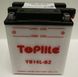 Мотоакумулятор TOPLITE YB14L-B2 12V, 14Ah, д. 135, ш. 91, в.167, обсяг 0,85, вага 4,5 кг, без електроліту