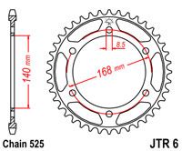 JT JTR6.42 = JTR006.42 - Звезда задняя