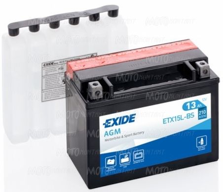 Аккумулятор EXIDE ETX15L-BS AGM