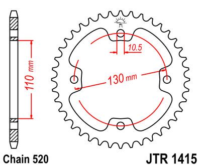 JT JTR1415.38 - Зірка задня