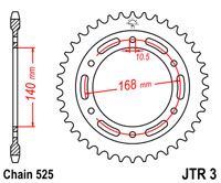 JT JTR3.42 - Звезда задняя