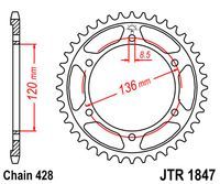 JT JTR1847.48 - Звезда задняя