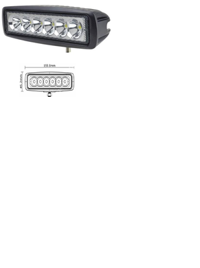 Светодиодная фара LED M1806-18W Black
