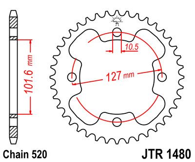 JT JTR1480.38 - Зірка задня