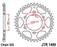 JT JTR1489.39 - Зірка задня