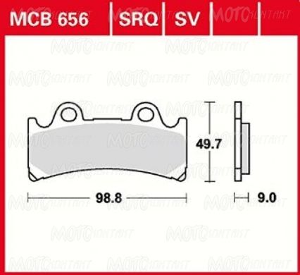 Тормозные колодки LUCAS MCB656SV