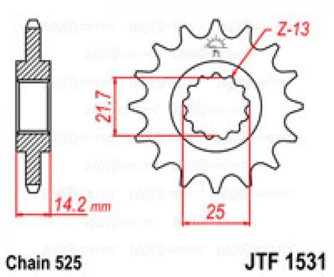 Приводная звезда JT JTF1531.15