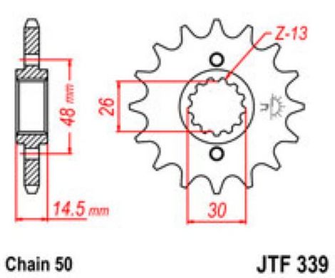 JT JTF339.16 - Звезда передняя