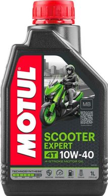 Масло SCOOTER EXPERT 4T SAE 10W40 MB, 1 литр (831701, 105935)