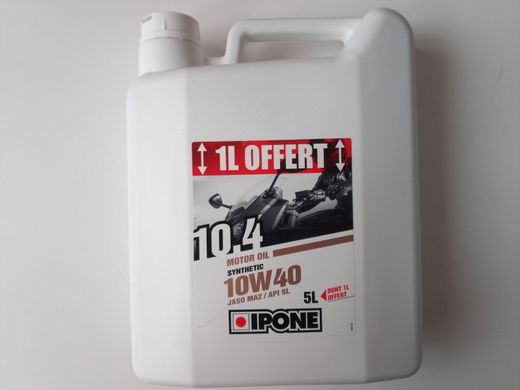 10.4 10W40 (5 л.) Моторне масло IPONE для мотоцикла синтетика (800055)